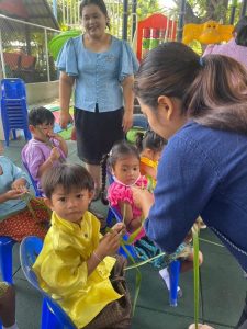 วันที่ 28 มิถุนายน 2566ภาพกิจกรรมโครงการภูมิปัญญาท้องถิ่นไทยร่วมใจพัฒนาเด็กเล็ก กิจกรรม สานนก,สานปลา ศูนย์พัฒนาเด็กเล็กบ้านตะปัน-รังกาสามัคคี